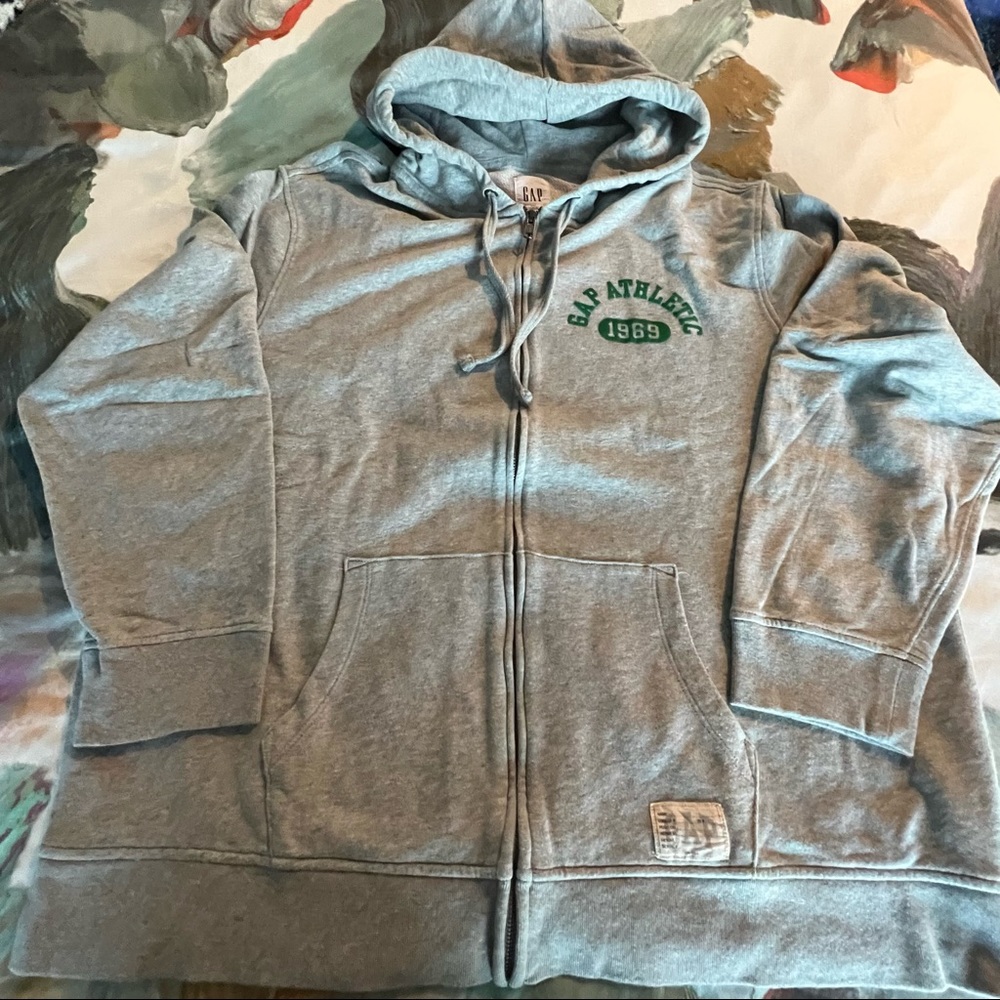 Gap Athletic Full Zip Hooded Sweatshirt size XXL